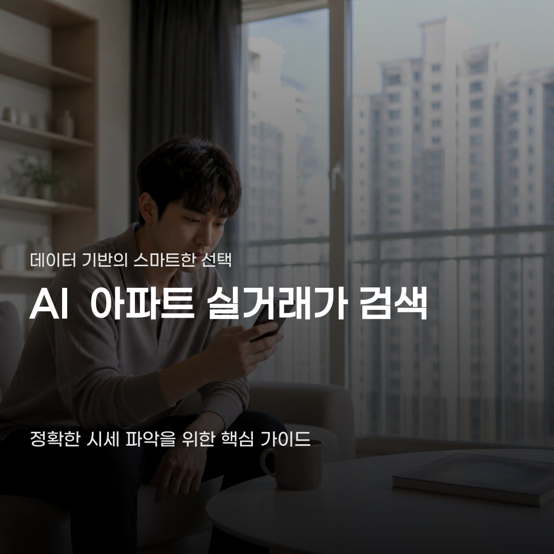 단순 조회와 AI 아파트 실거래가 검색 무엇이 다를까