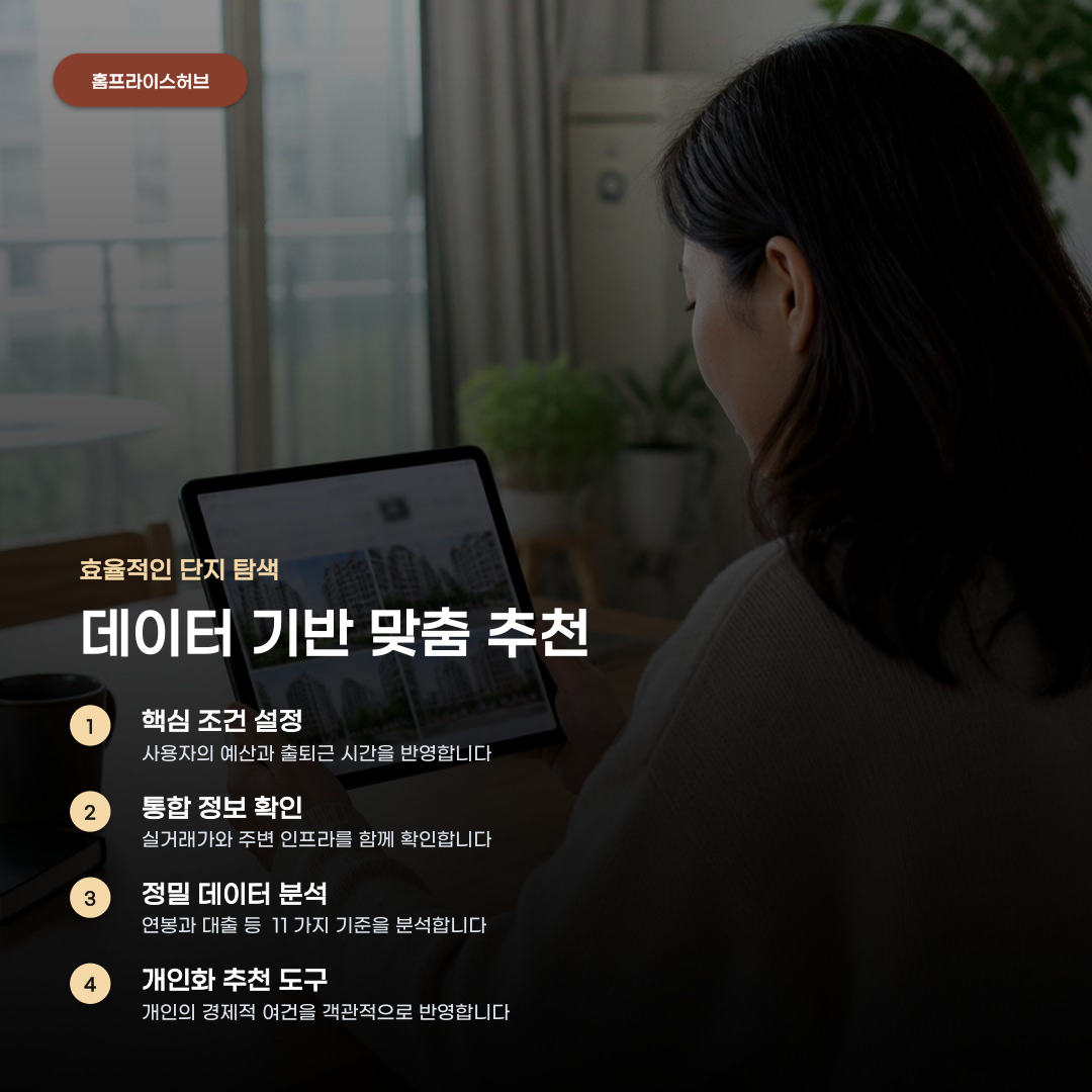AI 아파트 추천 서비스 이용 전 놓치기 쉬운 핵심 조건
