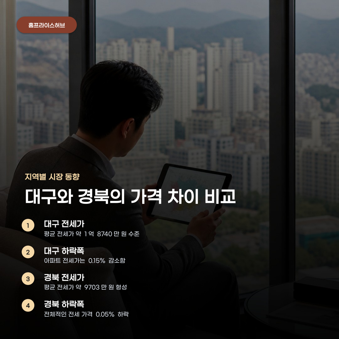 대구 경북 경남 전세 매물 현황 확인 시 놓치는 정보
