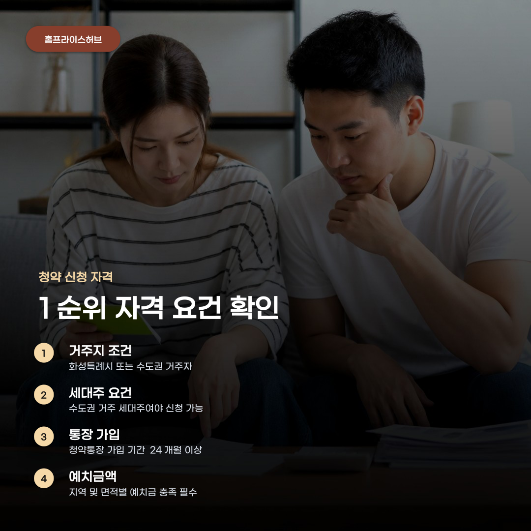 아크메르 동탄 분양 청약 일정, 자격부터 계약금까지 5가지 항목