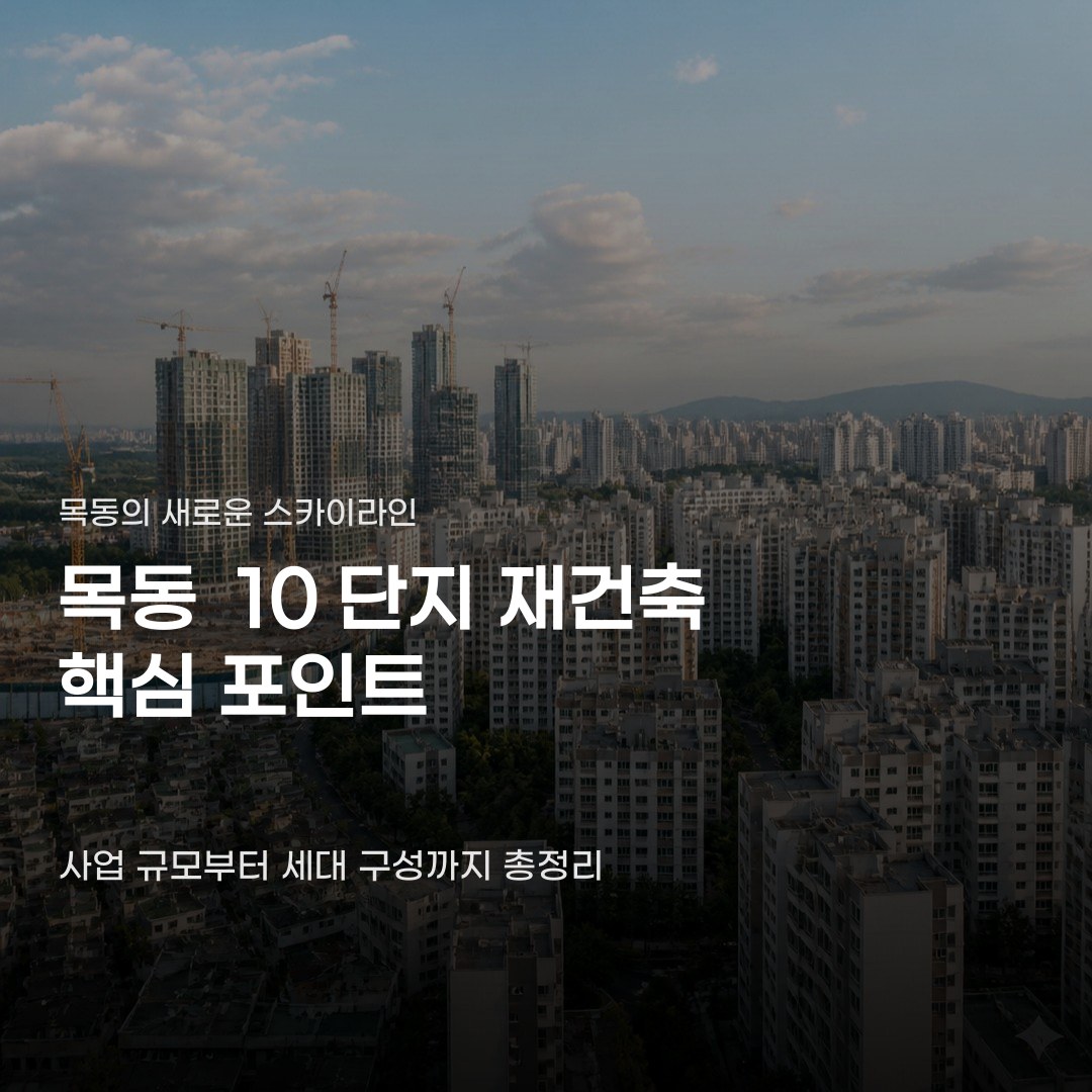 목동 10단지 재건축 대단지 앞두고 살펴볼 사항