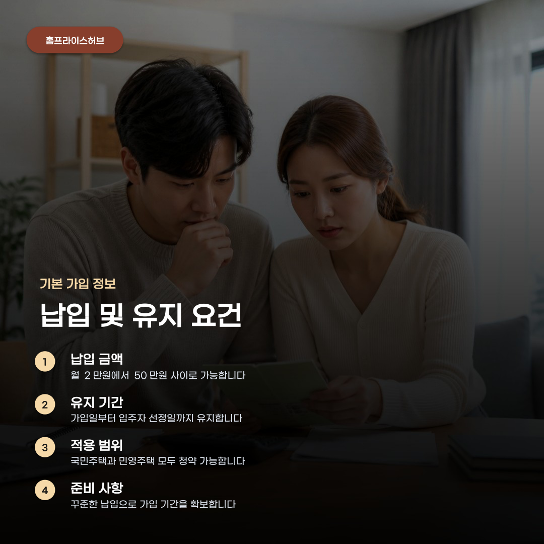 주택청약종합저축 가입 혜택 청년층에게만 적용되는 차이