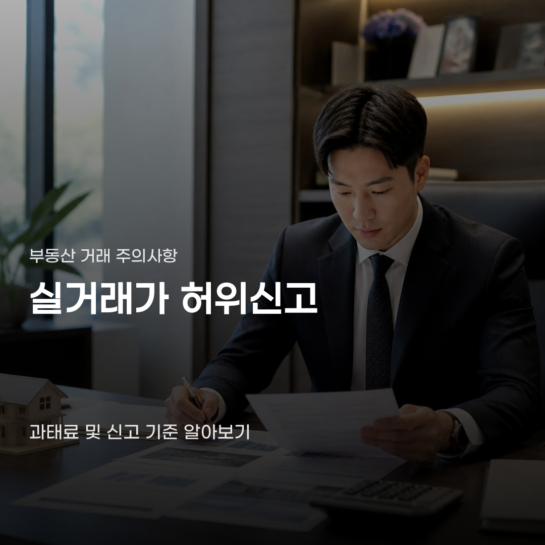 부동산 실거래가 허위신고 우려된다면 신고 기준부터 파악하기