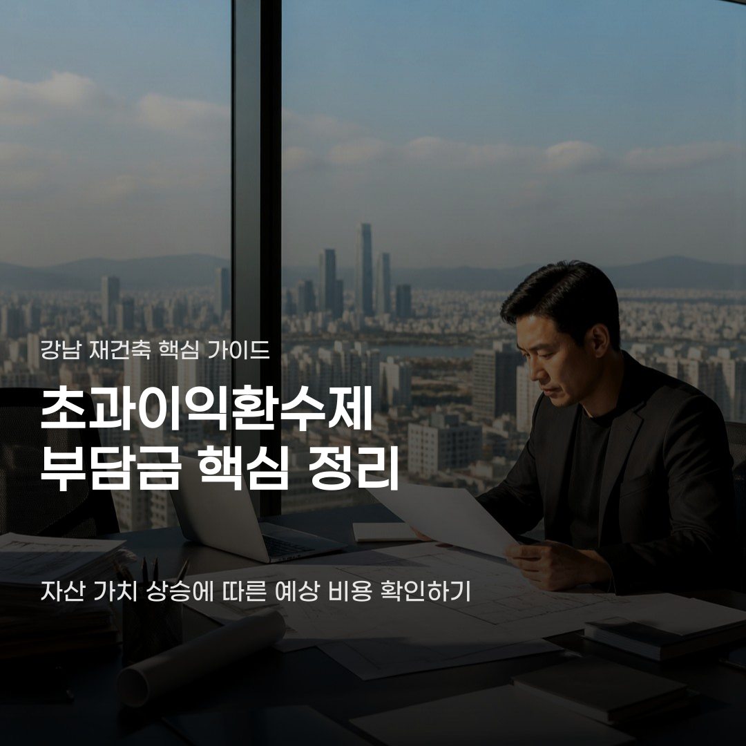 강남 재건축 초과이익환수제 부담금 산정 방식과 부과 기준 3가지
