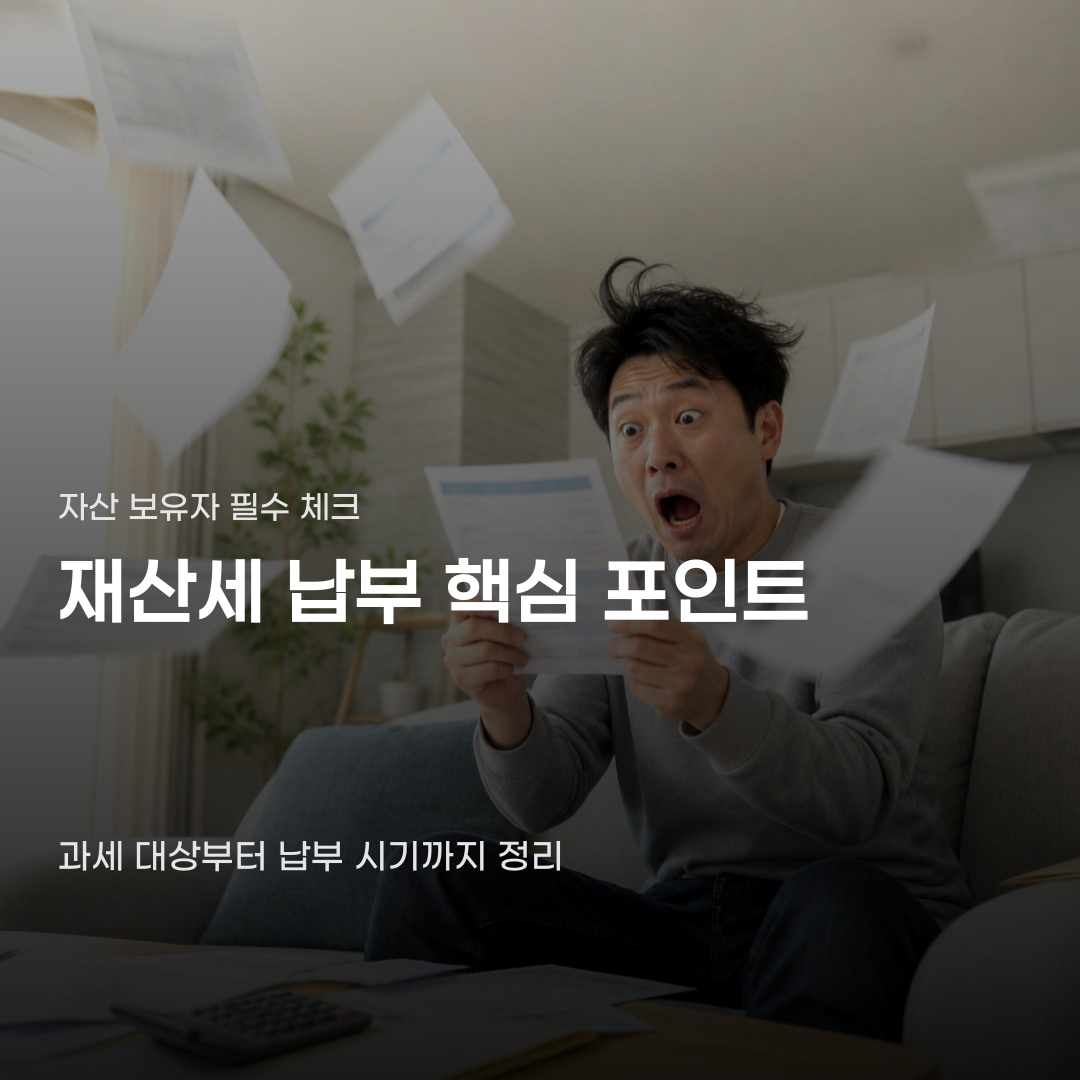 재산세 과세표준과 세율에 따라 달라지는 금액 산정 기준